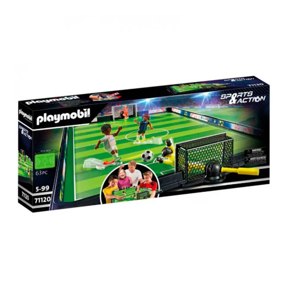 Playmobil Juegos De Construcción^ Sport&Action Campo De Futbol