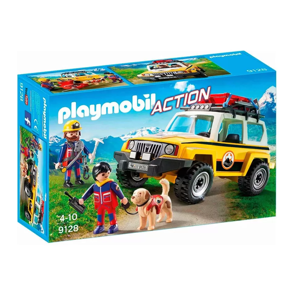 Playmobil Vehiculo De Rescate De Montana 9128* Juegos De Construcción