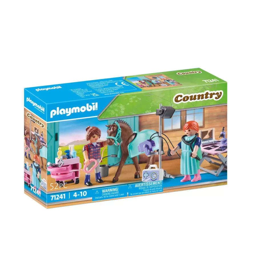 Playmobil Juegos De Construcción^ Veterinaria De Caballos