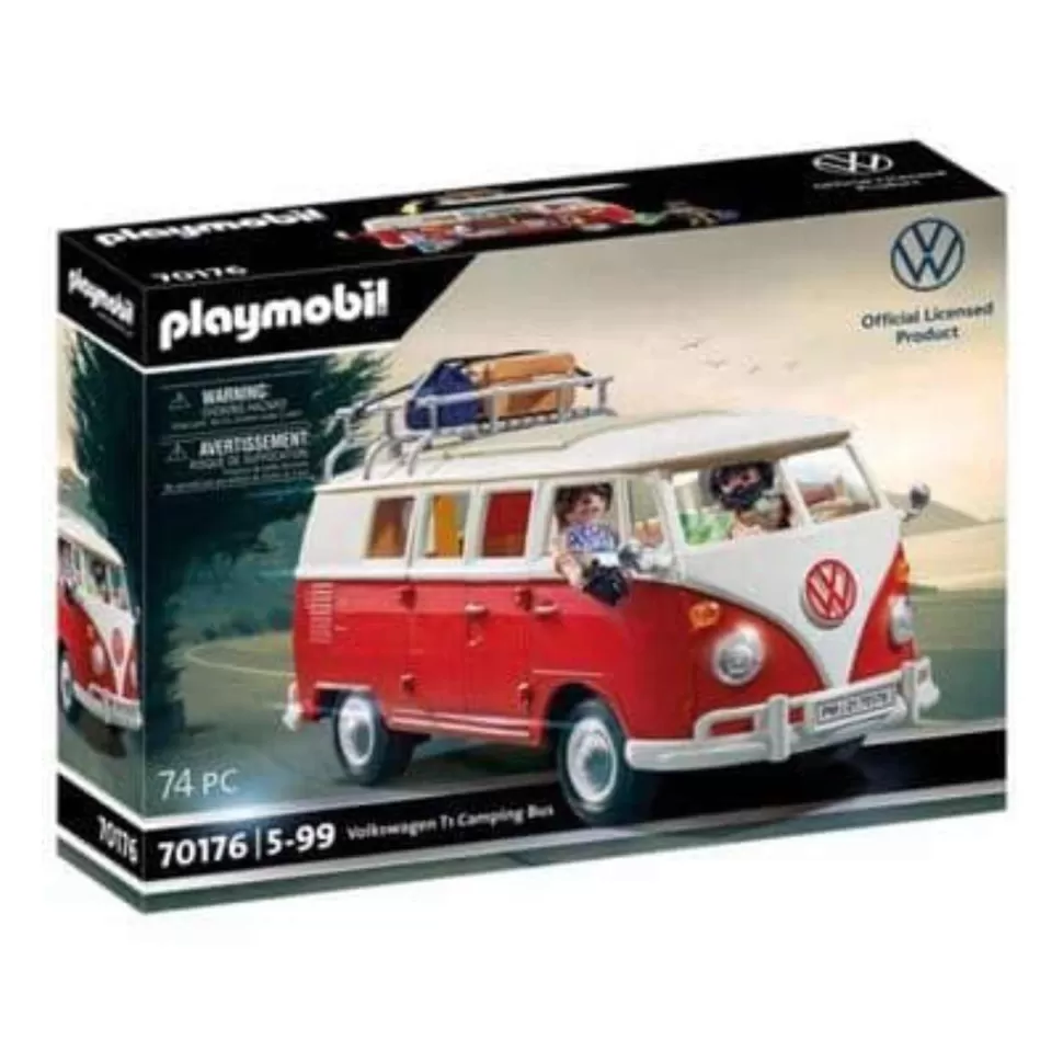 Playmobil Juegos De Construcción^ Volkswagen T1Camping Bus 70176