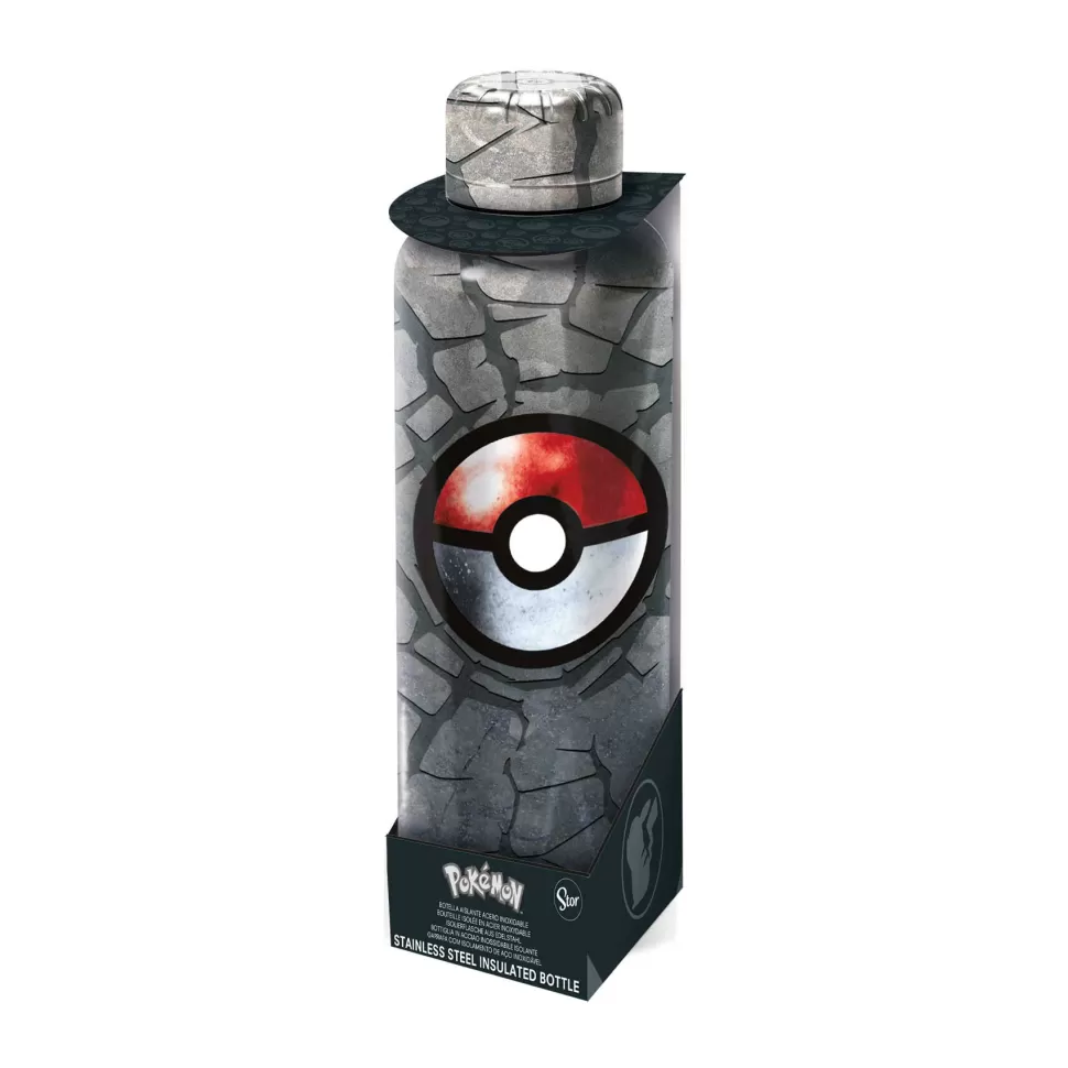 Pokemon Botella Termo De Acero Inoxidable Pokeball 515 Ml* Vuelta Al Cole