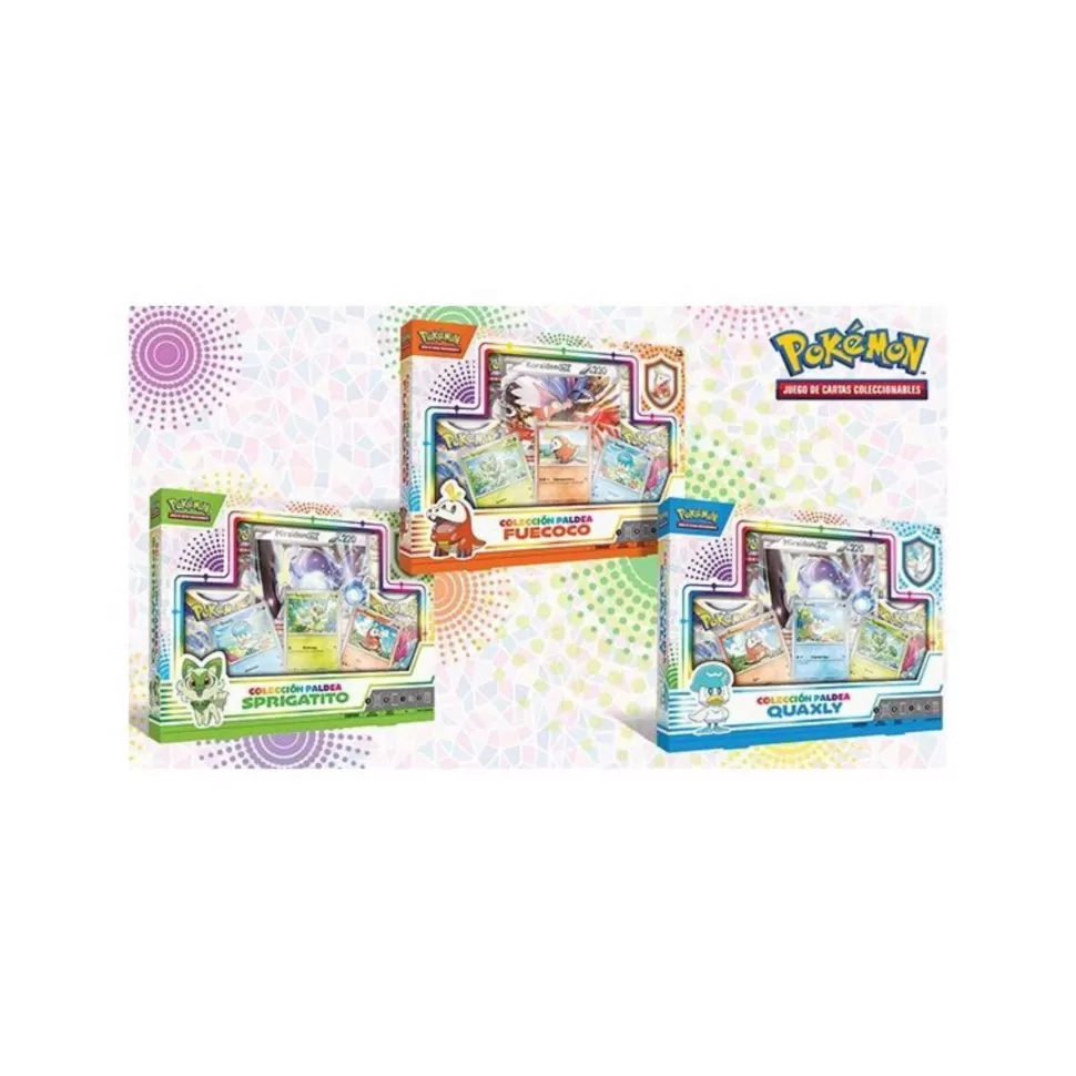 Pokemon Figuras Y Minimundos^ Paldea Collection Cartas