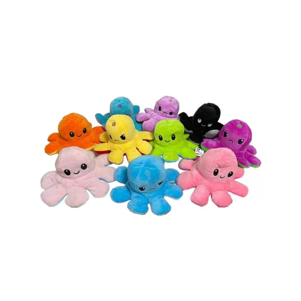 * Peluches^Pulpo Emociones Peluche Reversible