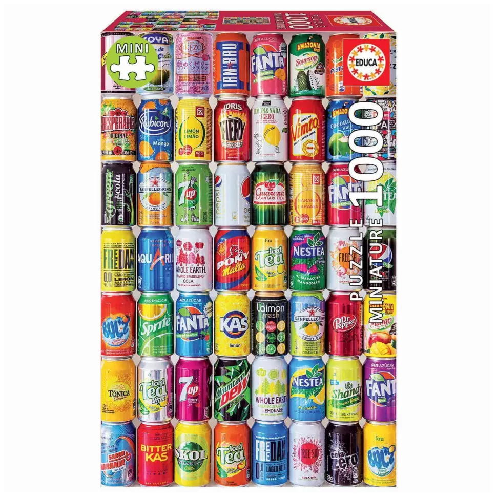 Educa Borras Puzzles Y Educativos^Puzzle 1000 Piezas Latas Ii Minitura