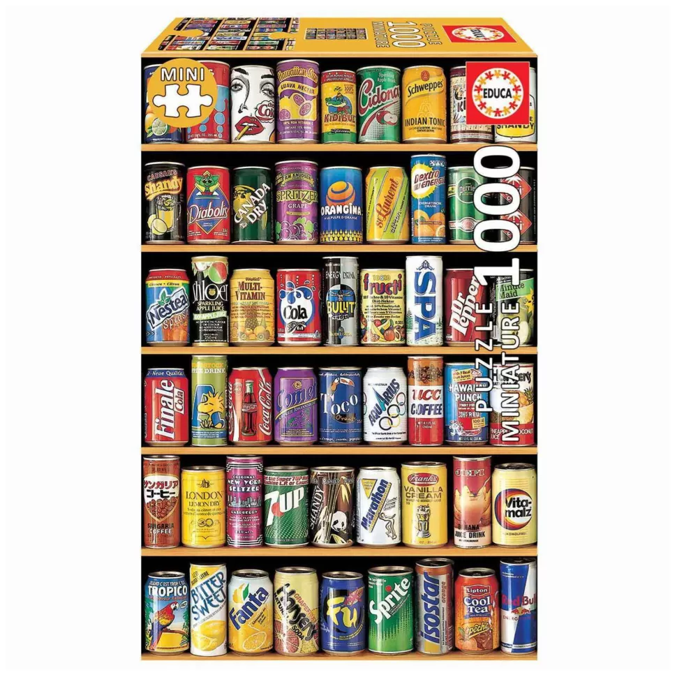 Educa Borras Puzzle 1000 Piezas Latas Miniature* Puzzles Y Educativos