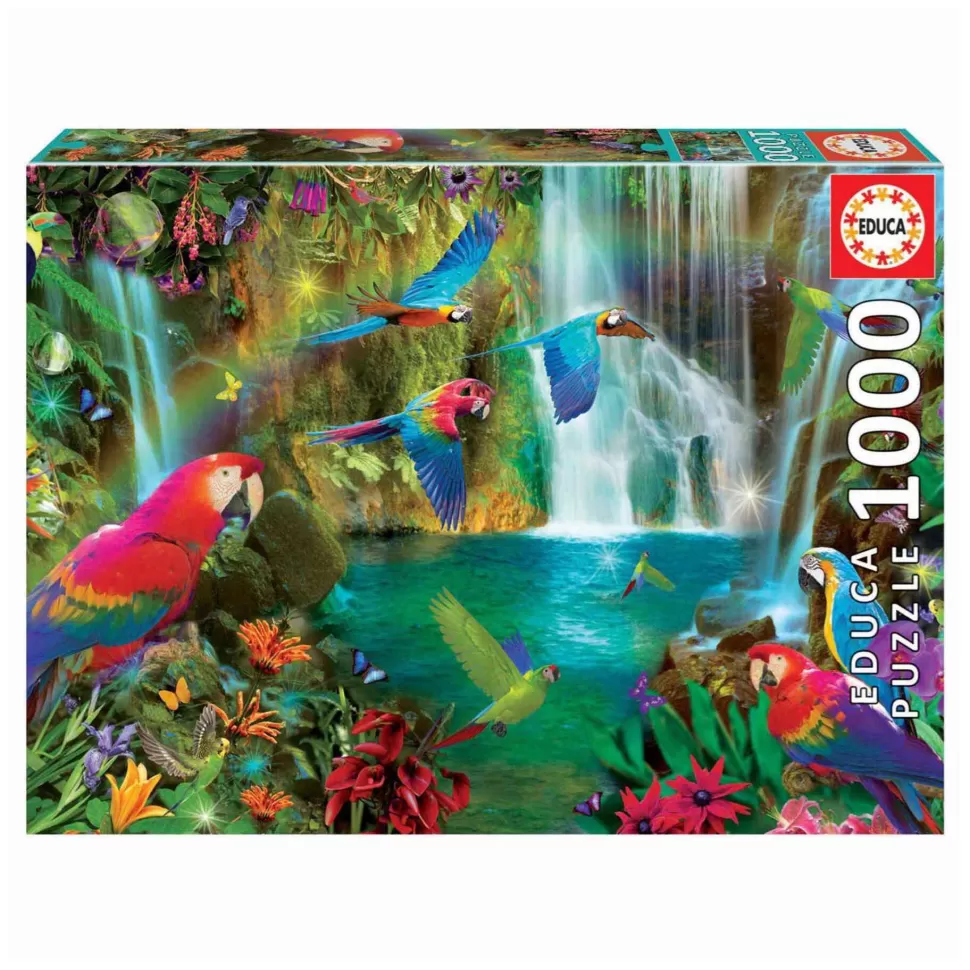 Educa Borras Puzzles Y Educativos^Puzzle 1000 Piezas Loros Tropicales