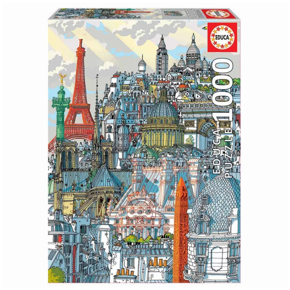 Educa Borras Puzzles Y Educativos^Puzzle 1000 Piezas Paris Carlo Stanga