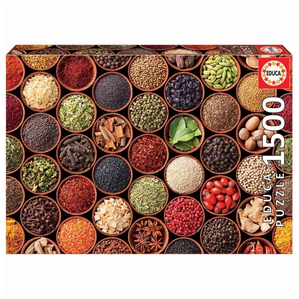 Educa Borras Puzzle 1500 Piezas Especias Y Condimentos* Puzzles Y Educativos