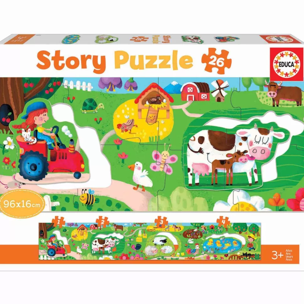 Educa Borras Puzzles Y Educativos^Puzzle 26 Piezas La Granja Story