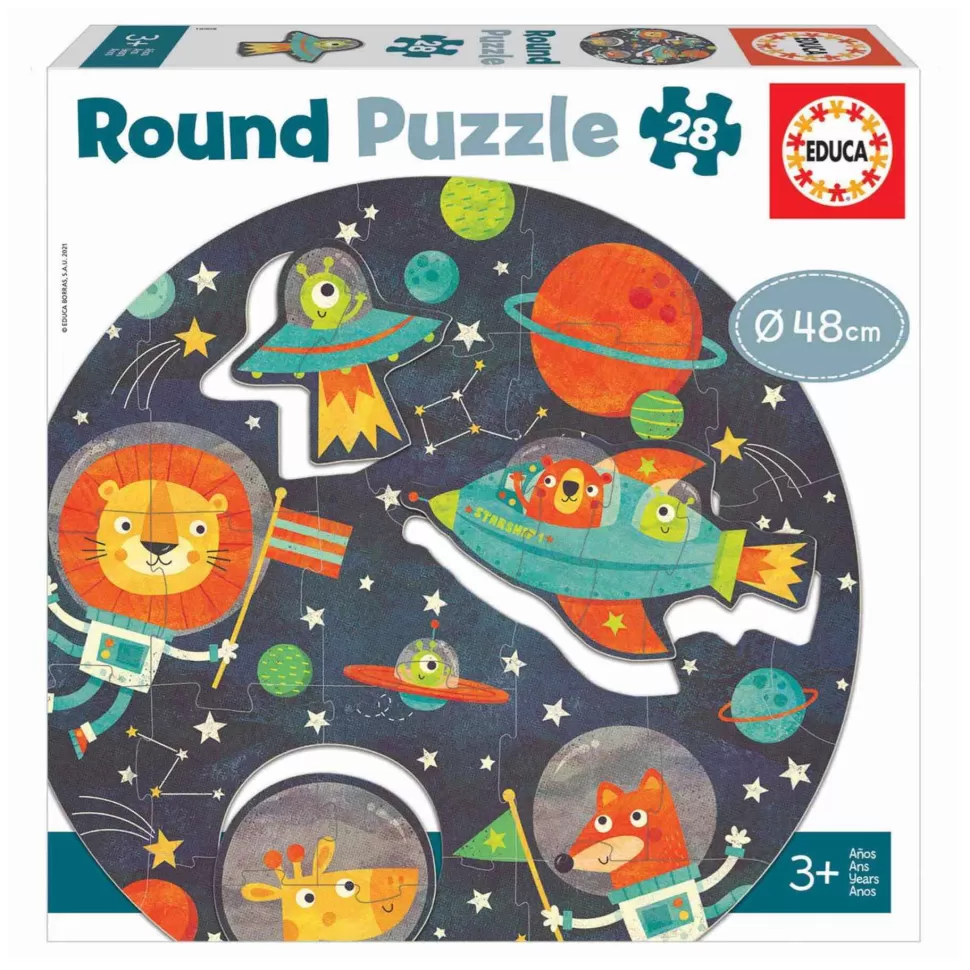 Educa Borras Puzzle 28 Piezas El Espacio Redondo* Puzzles Y Educativos