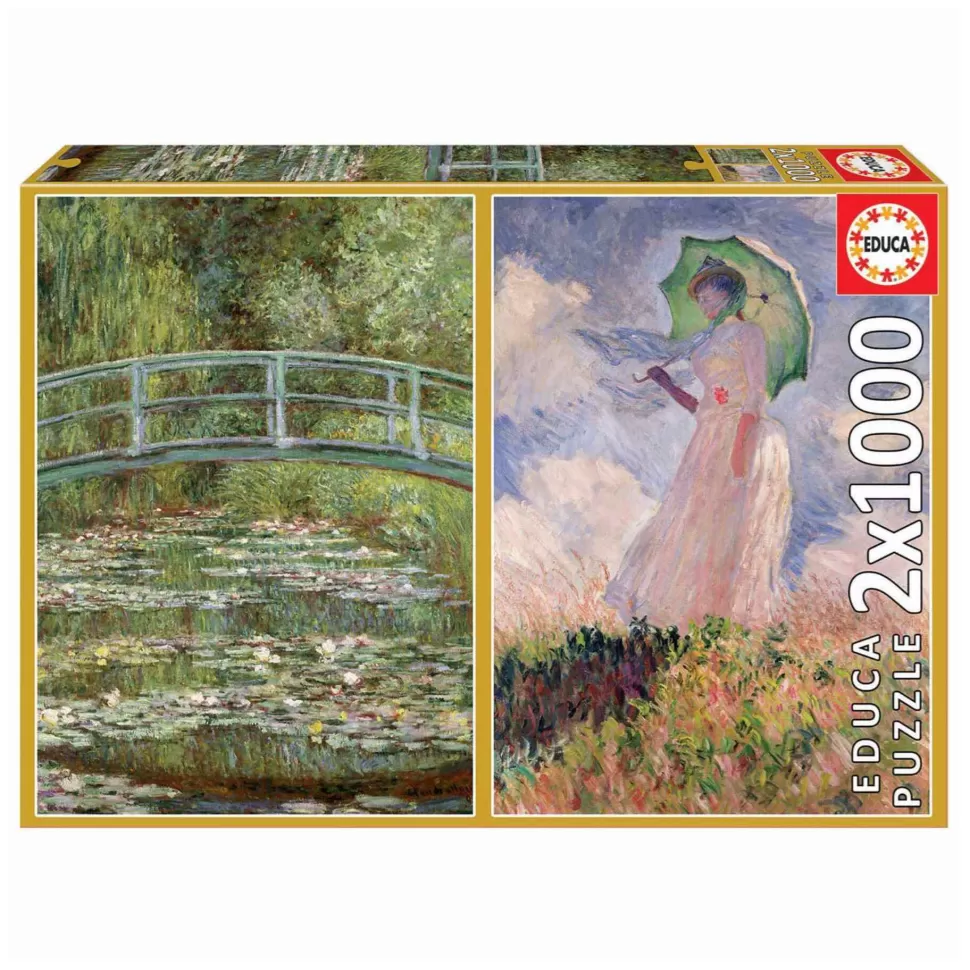 Educa Borras Puzzles Y Educativos^Puzzle 2X1000 Piezas Monet