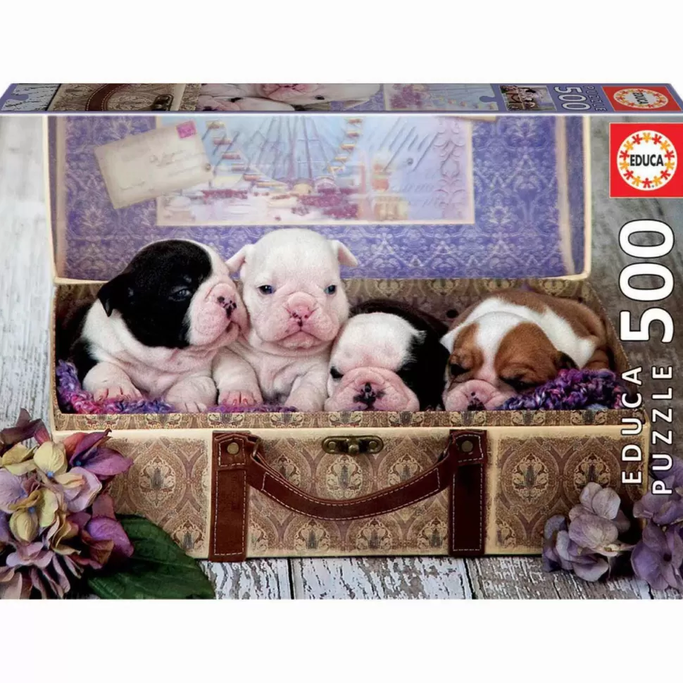 Educa Borras Puzzles Y Educativos^Puzzle 500 Piezas Cachorros