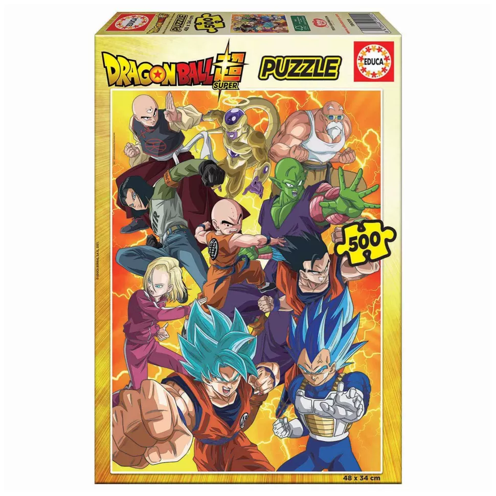 Educa Borras Puzzles Y Educativos^Puzzle 500 Piezas Dragon Ball Super Saiyan