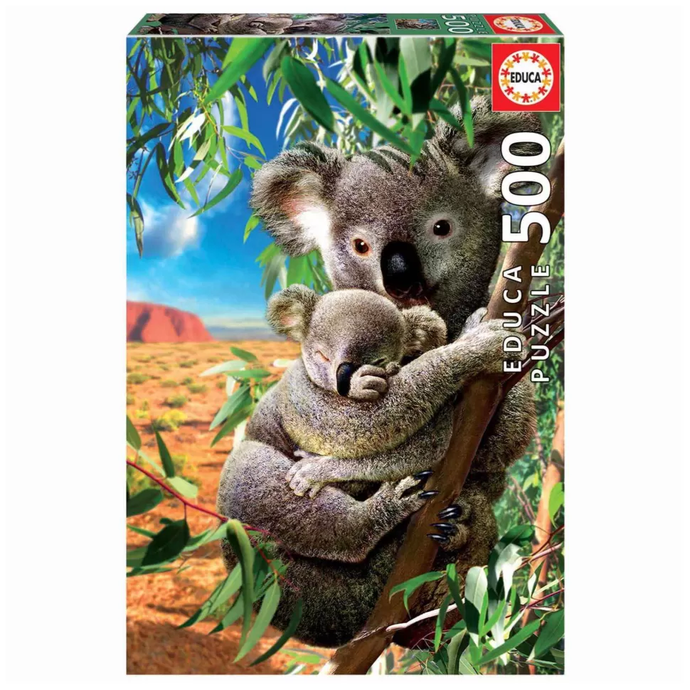 Educa Borras Puzzle 500 Piezas Koala And Cub Fs* Puzzles Y Educativos