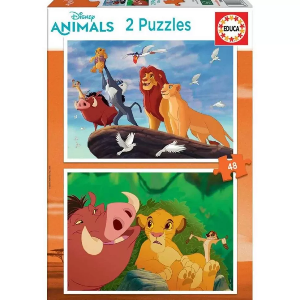 Educa Borras Puzzles Y Educativos^Puzzle El Rey Leon 2X48 Piezas