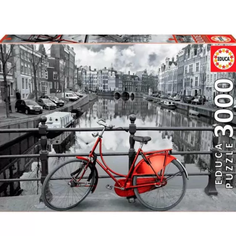 Educa Borras Puzzle Amsterdam Blanco Y Negro 3000 Piezas* Puzzles Y Educativos