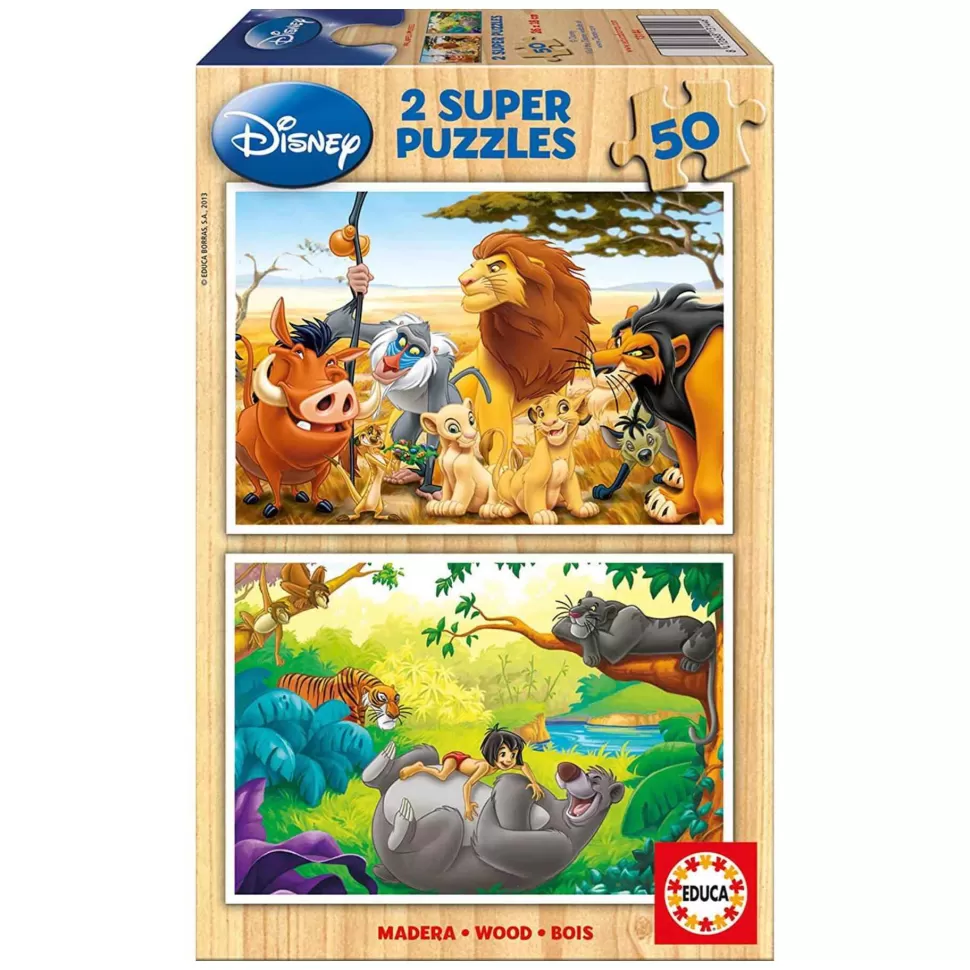 Educa Borras Puzzle Animal Friends 2 X 50 Piezas* Puzzles Y Educativos