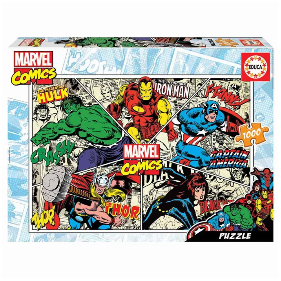 Educa Borras Puzzles Y Educativos^Puzzle Avengers Marvel Comics 1000 Piezas