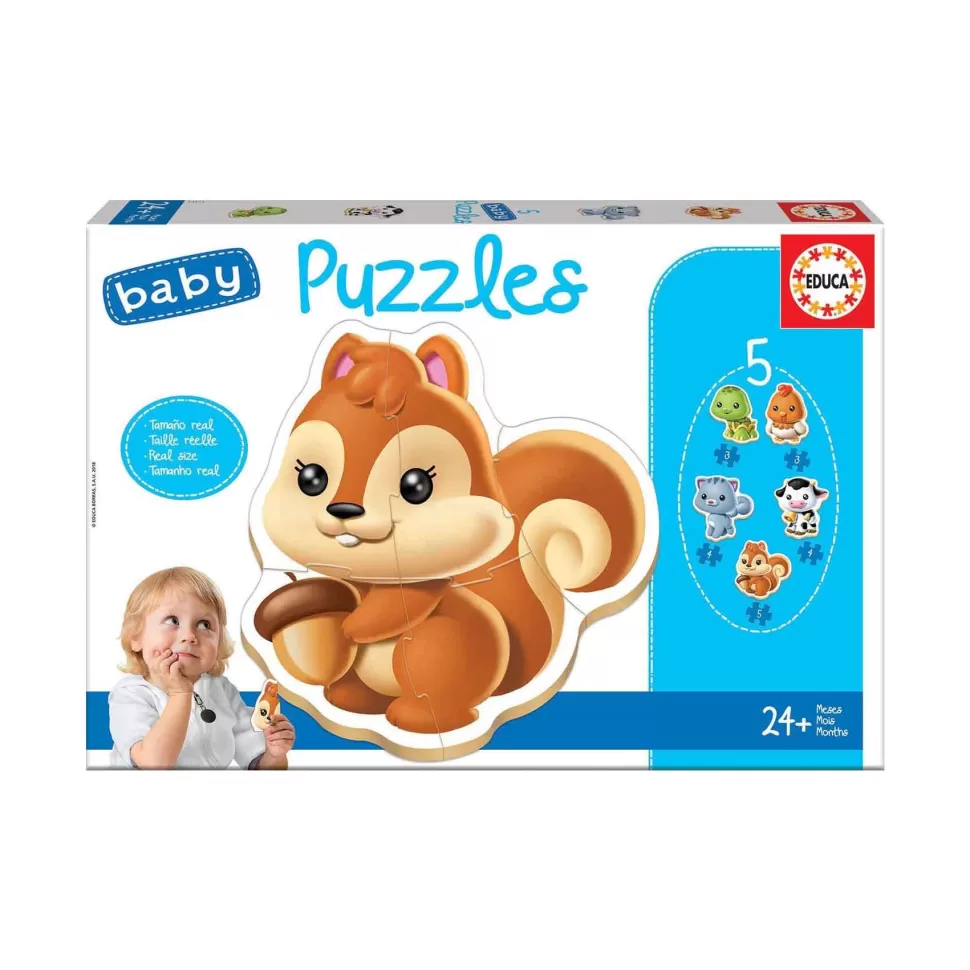 Educa Borras Puzzles Y Educativos^Puzzle Baby Animales