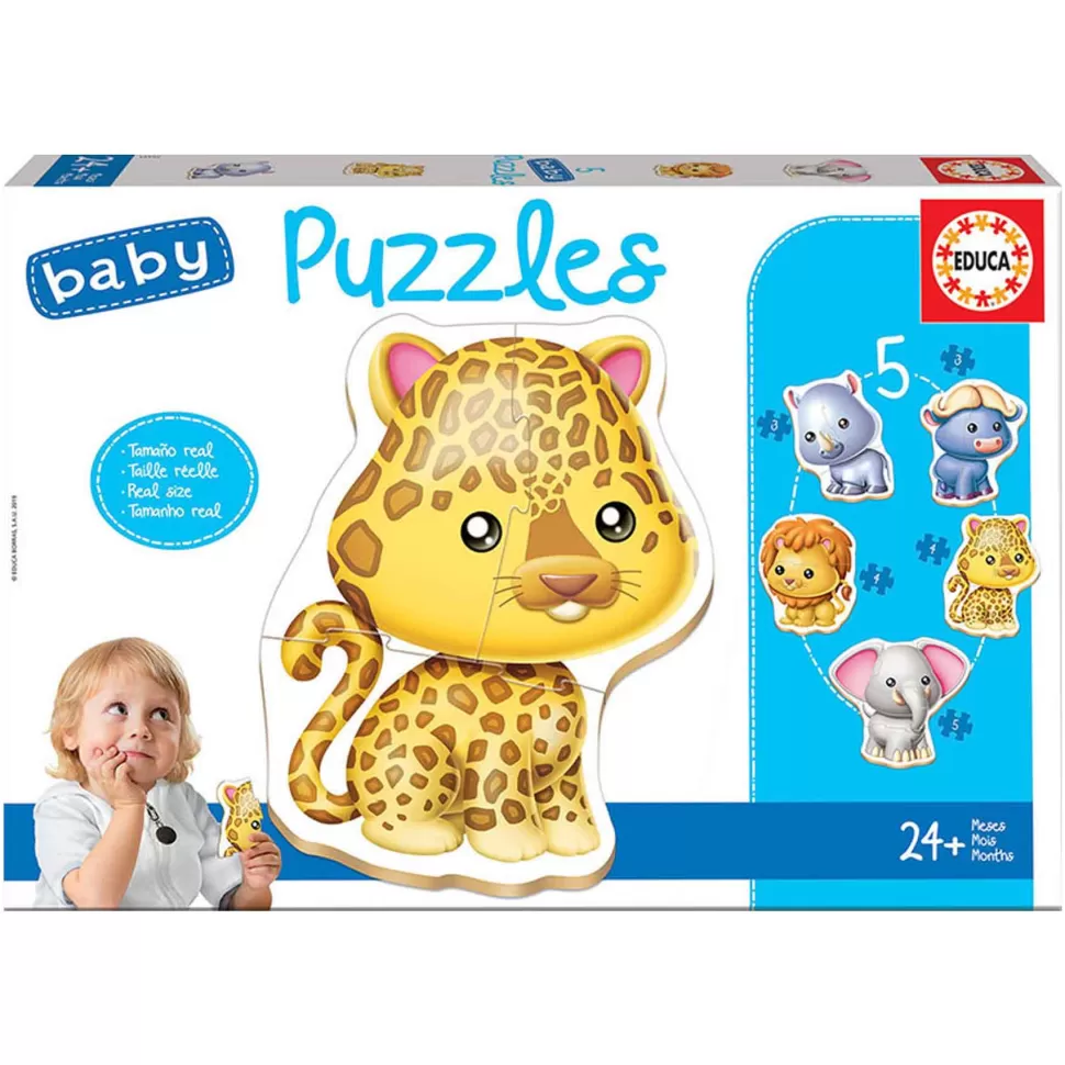 Educa Borras Puzzles Y Educativos^Puzzle Baby Animales Salvajes