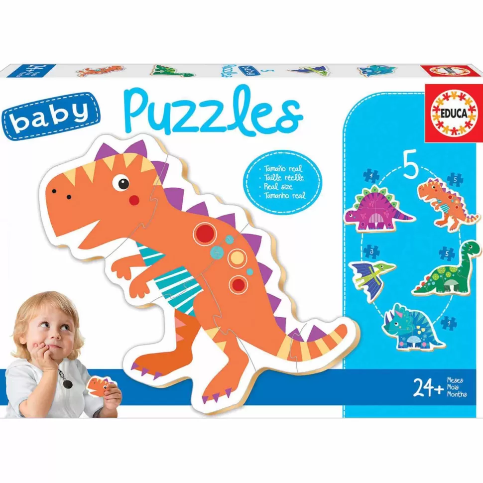 Educa Borras Puzzles Y Educativos^Puzzle Baby Puzzles Dinosaurios