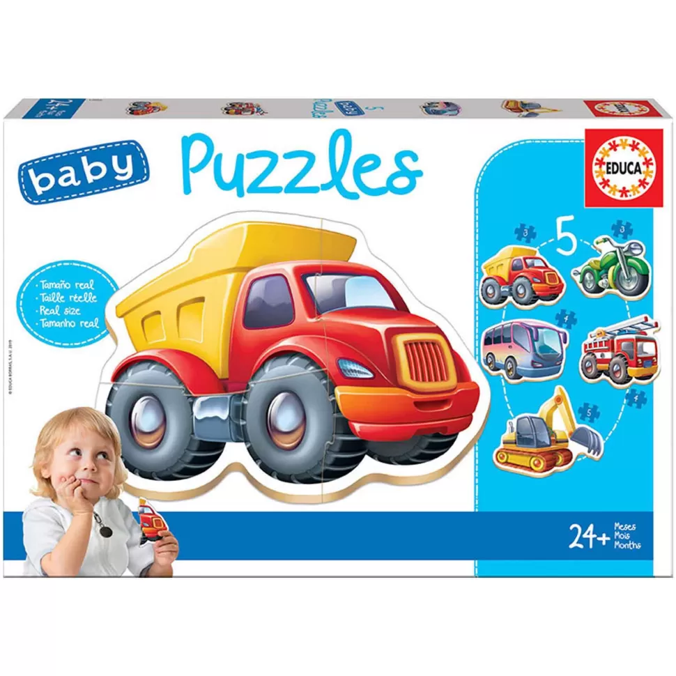 Educa Borras Puzzle Baby Vehículos* Puzzles Y Educativos