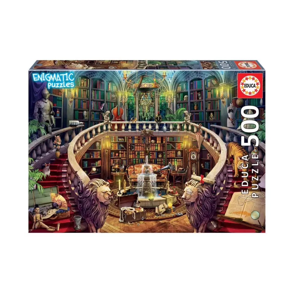 Educa Borras Puzzle Biblioteca Enigmatic Puzzle 500 Piezas* Puzzles Y Educativos