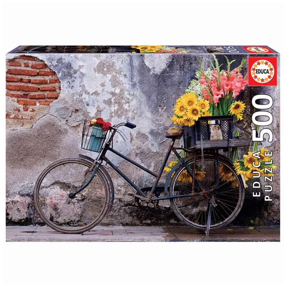 Educa Borras Puzzle Bicicleta Con Flores 500 Piezas* Puzzles Y Educativos