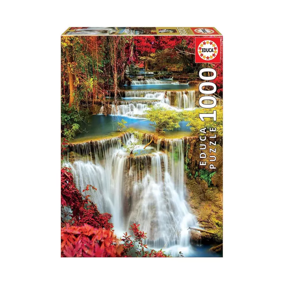 Educa Borras Puzzles Y Educativos^Puzzle Catarata En El Bosque 1000 Piezas