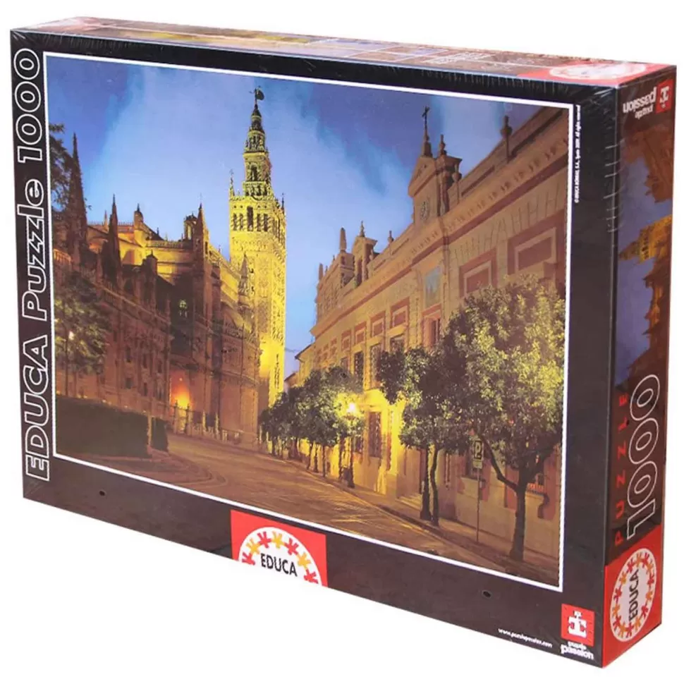 Educa Borras Puzzles Y Educativos^Puzzle Catedral De Sevilla Y Giralda 1000 Piezas