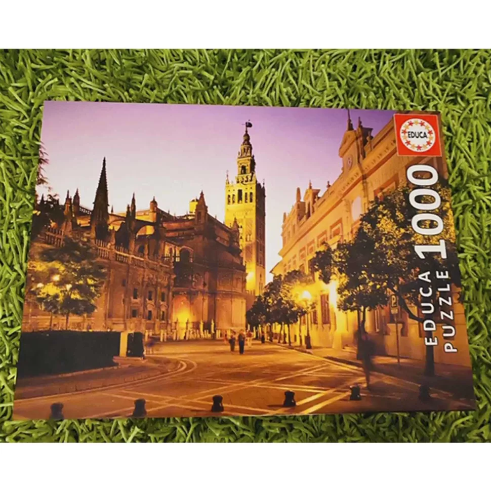 Educa Borras Puzzles Y Educativos^Puzzle Catedral De Sevilla Y Giralda 1000 Piezas