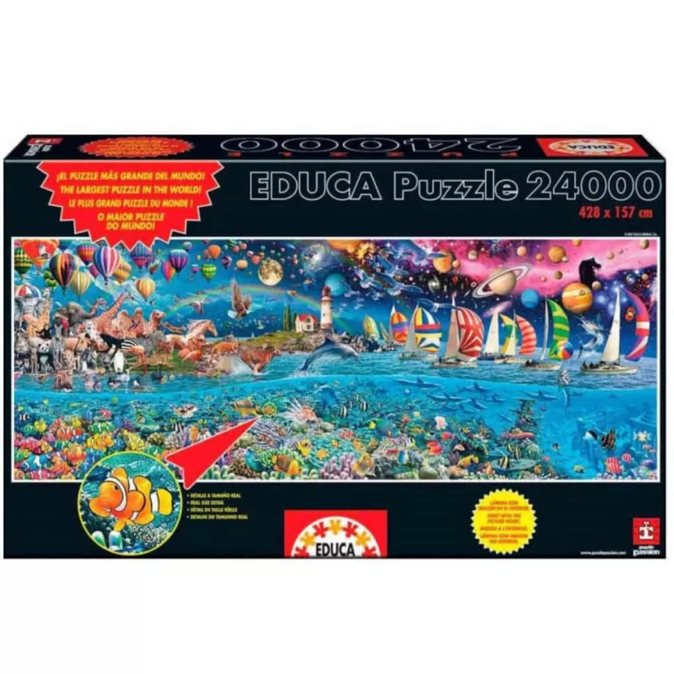 Educa Borras Puzzle El Mayor Puzzle Vida 24000 Piezas* Puzzles Y Educativos