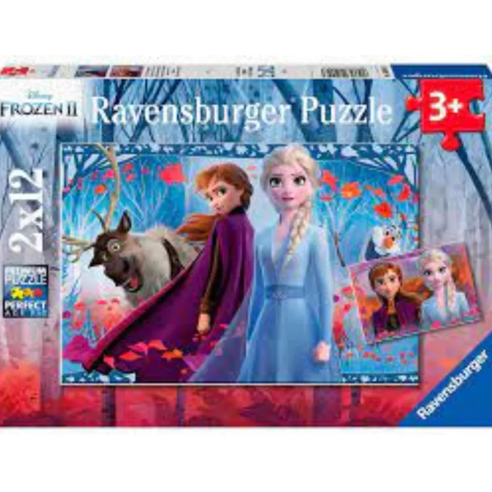 Frozen Puzzles Y Educativos^Puzzle 2 De 2X12 Piezas