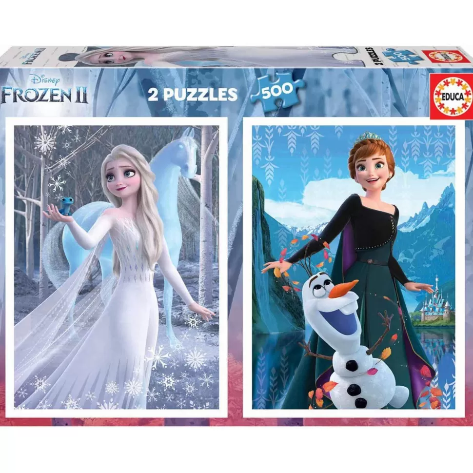 Educa Borras Puzzle Frozen Ii 2 X 500 Piezas* Puzzles Y Educativos