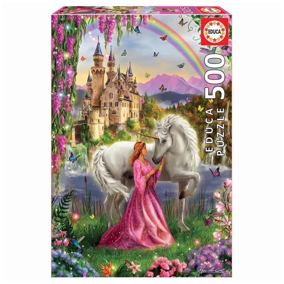 Educa Borras Puzzle Hada Y Unicornio 500 Piezas* Puzzles Y Educativos