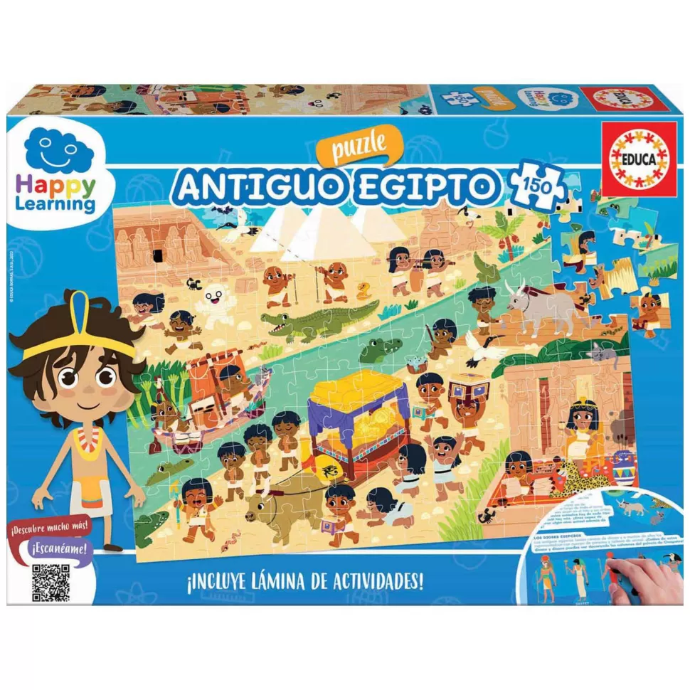 Educa Borras Puzzles Y Educativos^Puzzle Happy Learning Egipto 150 Piezas