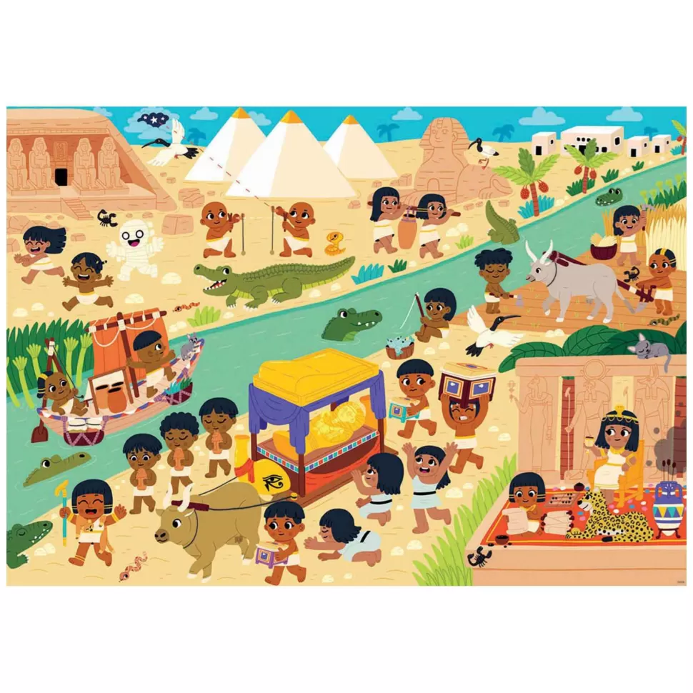 Educa Borras Puzzles Y Educativos^Puzzle Happy Learning Egipto 150 Piezas