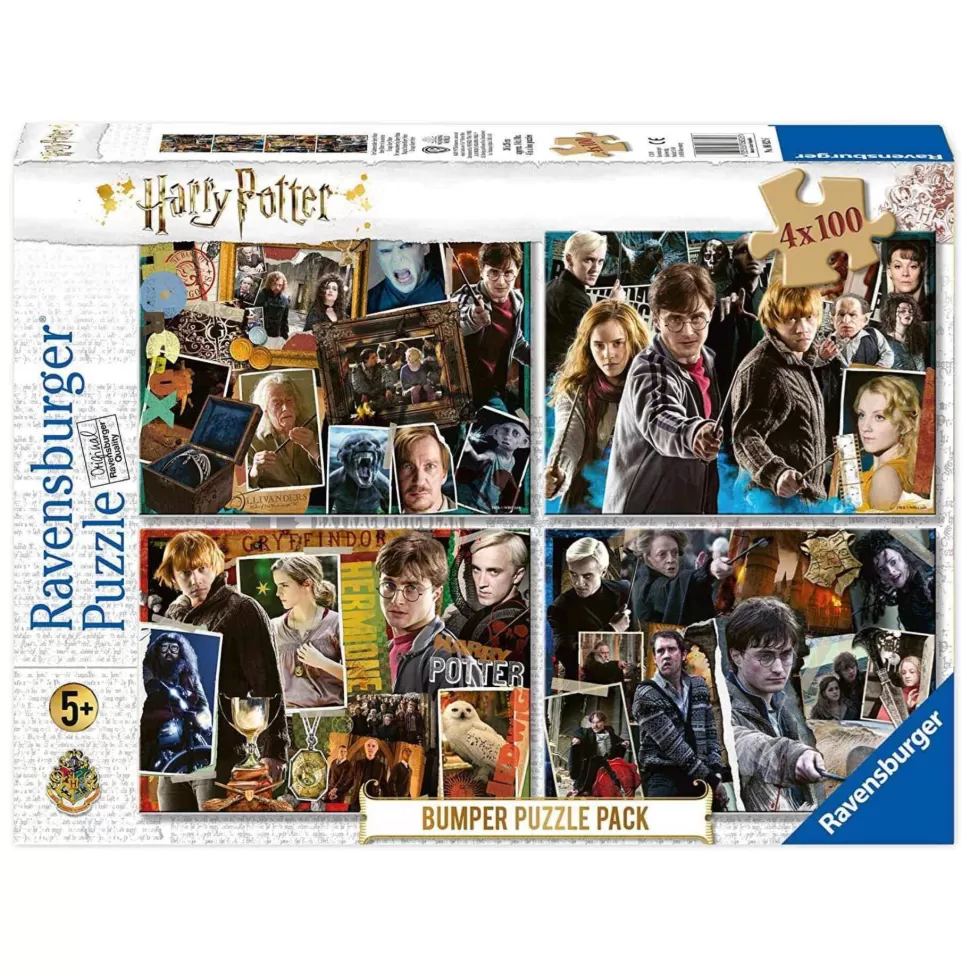 Harry Potter Puzzles Y Educativos^Puzzle Bumper Pack 4 Puzzles 100 Piezas