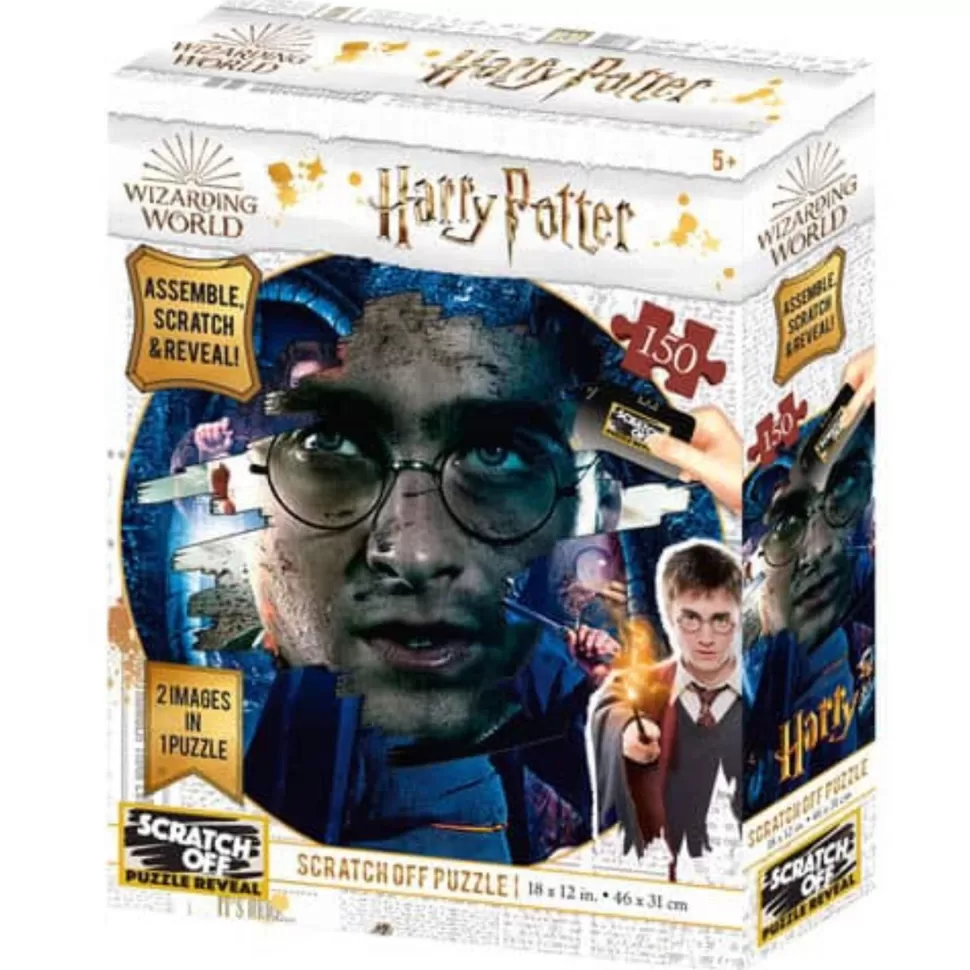 Harry Potter Puzzle Para Rascar 150 Piezas* Puzzles Y Educativos