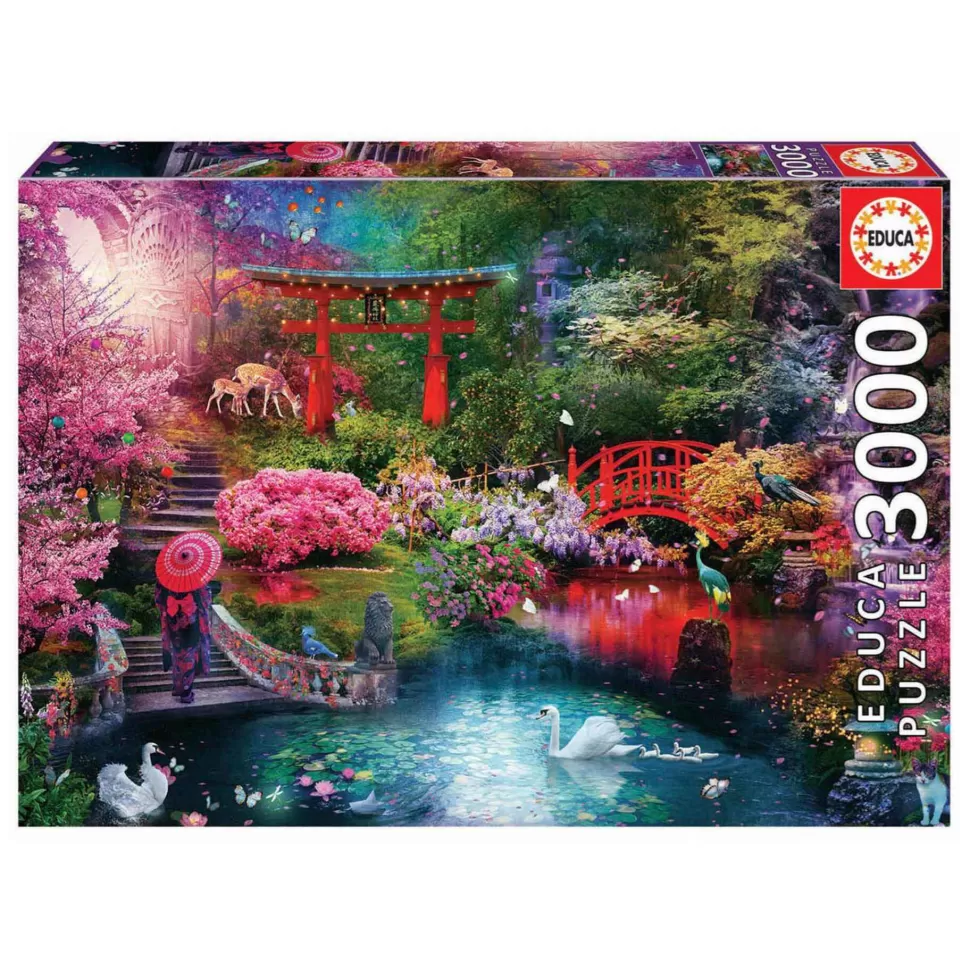 Educa Borras Puzzles Y Educativos^Puzzle Jardin Japones 3000 Piezas