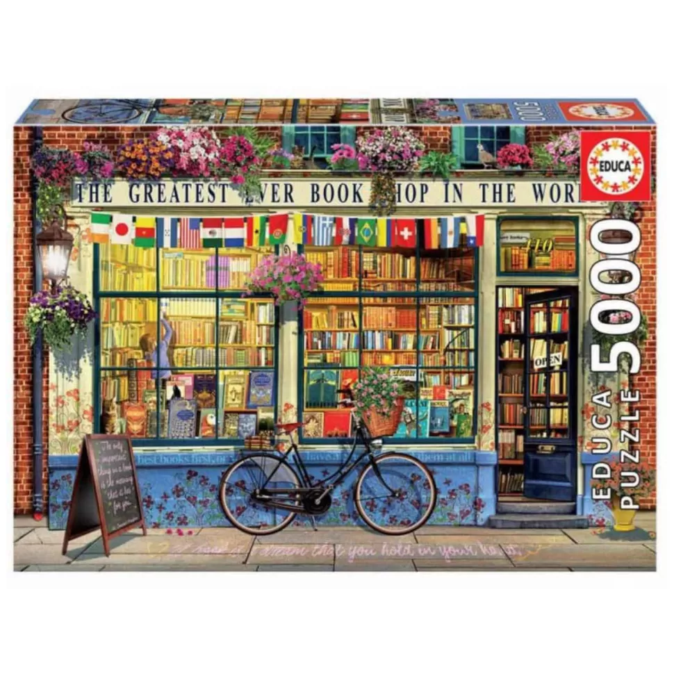 Educa Borras Puzzle La Mejor Libreria Del Mundo 5000 Piezas* Puzzles Y Educativos