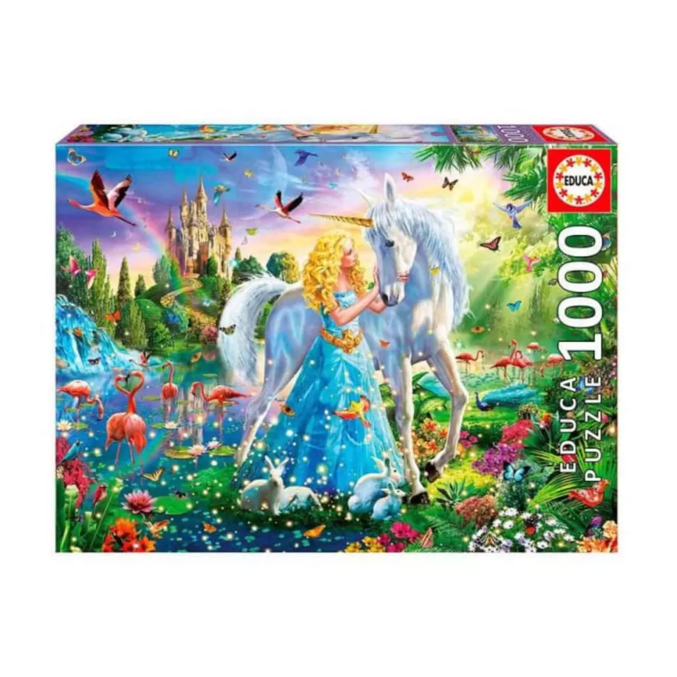 Educa Borras Puzzle La Princesa Y El Unicornio 1000 Piezas* Puzzles Y Educativos