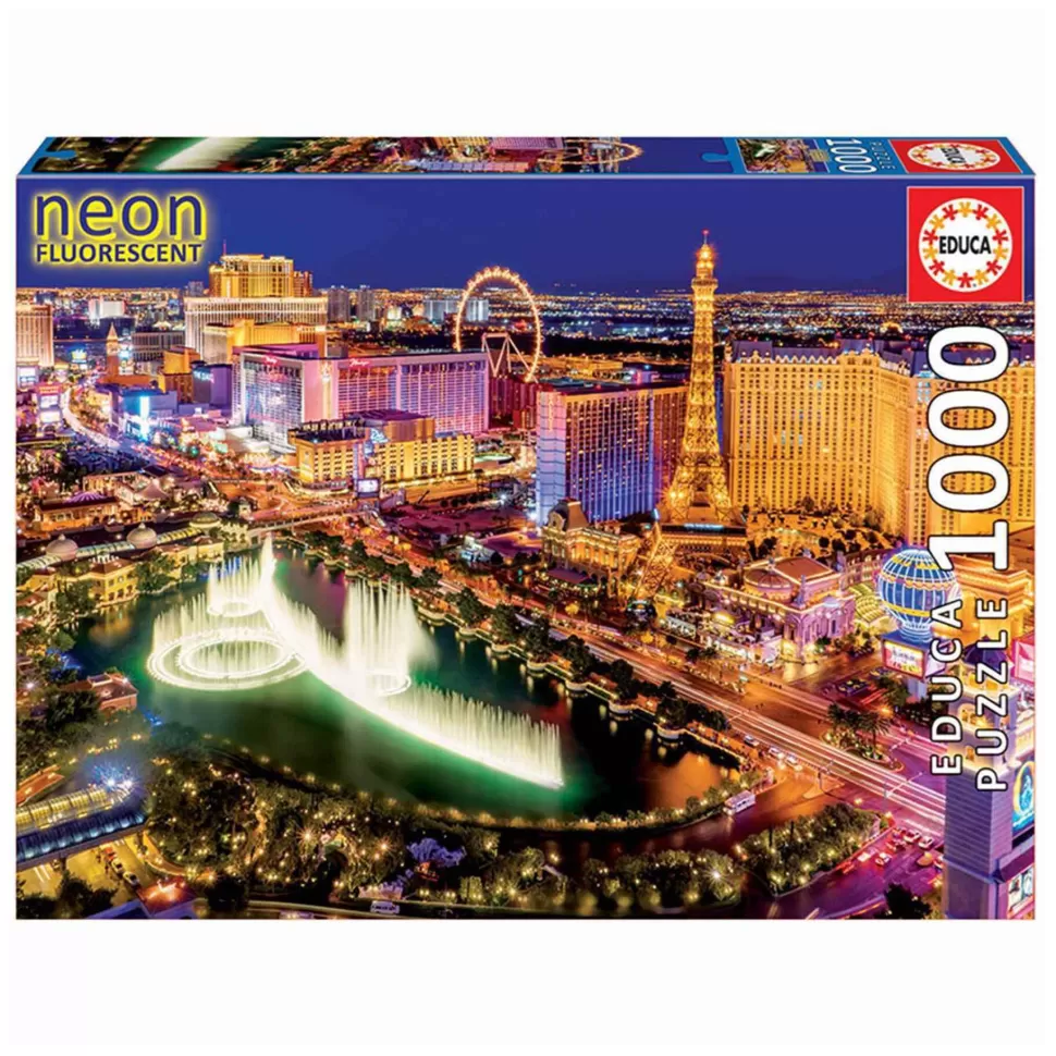 Educa Borras Puzzles Y Educativos^Puzzle Las Vegas Neon 1000 Piezas