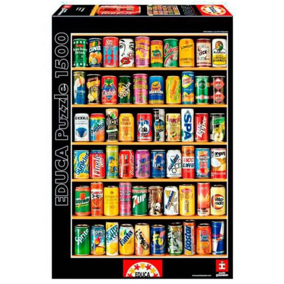 Educa Borras Puzzles Y Educativos^Puzzle Latas 1500 Piezas