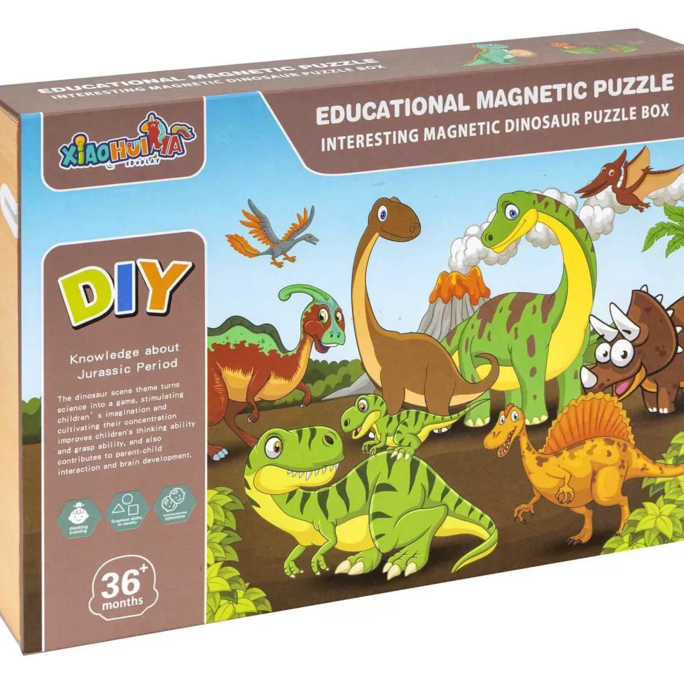 * Puzzle Magnetico Educativo Granja O Dinosaurios* Puzzles Y Educativos