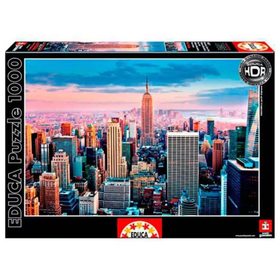 Educa Borras Puzzle Manhattan Nueva York 1000 Piezas* Puzzles Y Educativos