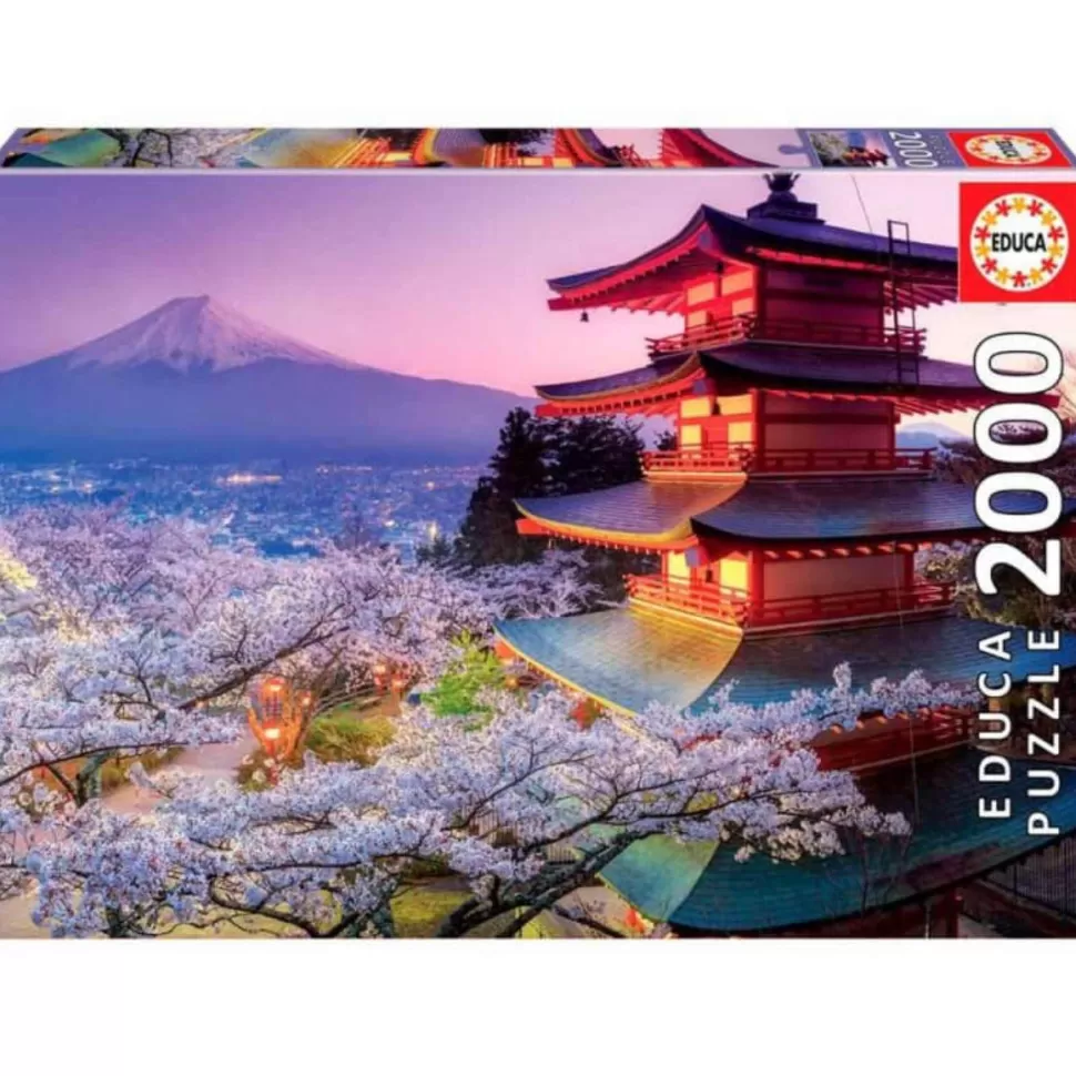 Educa Borras Puzzle Monte Fuji Japon 2000 Piezas* Puzzles Y Educativos