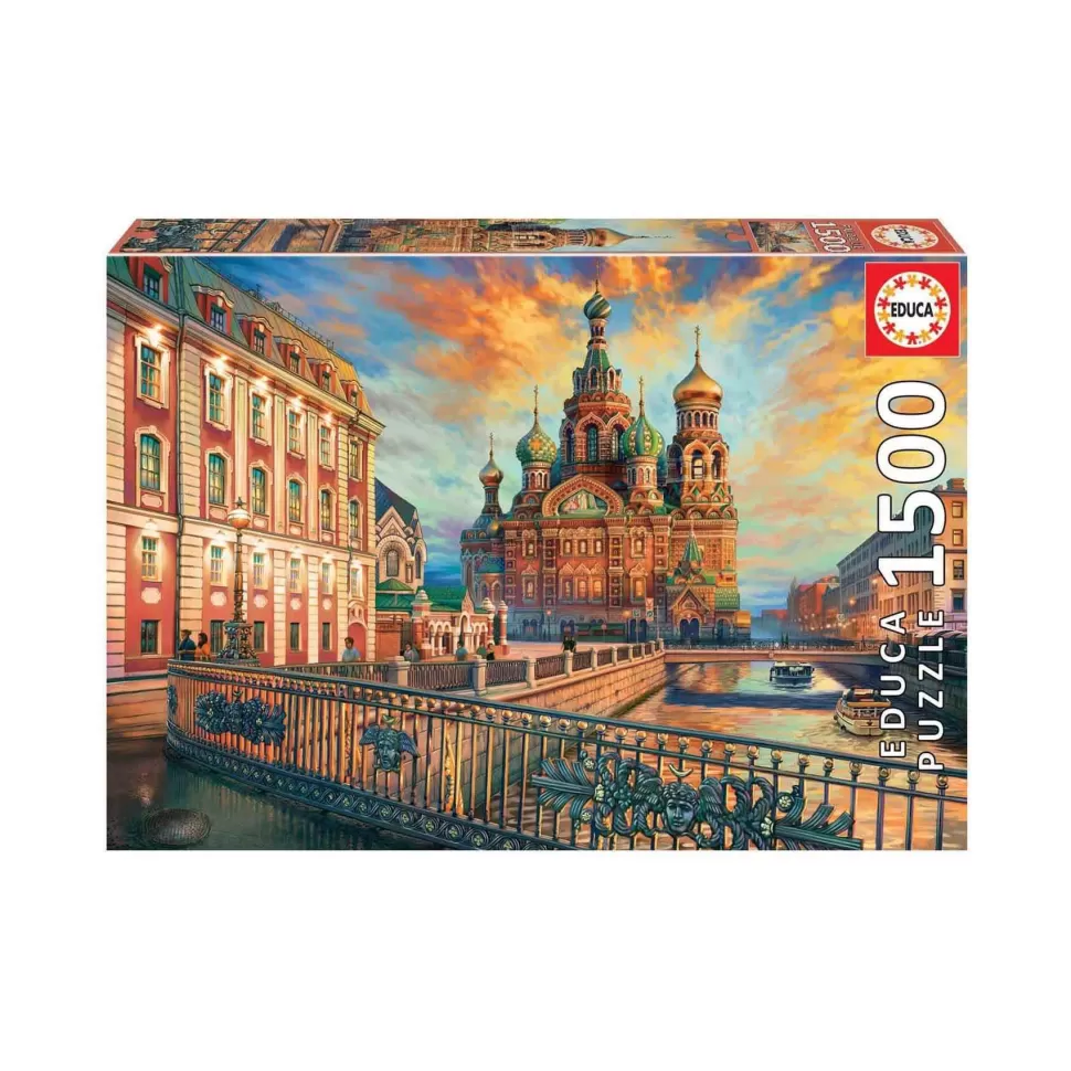 Educa Borras Puzzles Y Educativos^Puzzle San Petersburgo 1500 Piezas