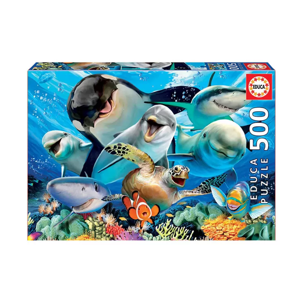 Educa Borras Puzzle Selfie Bajo El Agua 500 Piezas* Puzzles Y Educativos