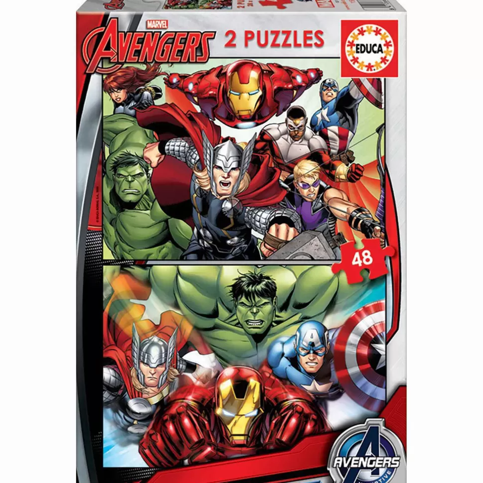 Educa Borras Puzzles Y Educativos^Puzzles Avengers 48 Piezas